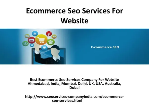 Ecommerce Seo Services For Website