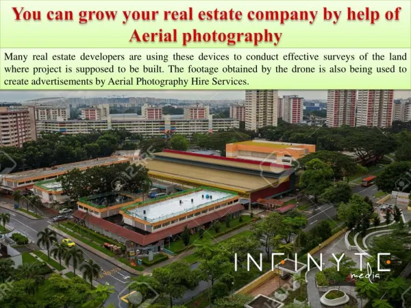 You can grow your real estate company by help of Aerial photography
