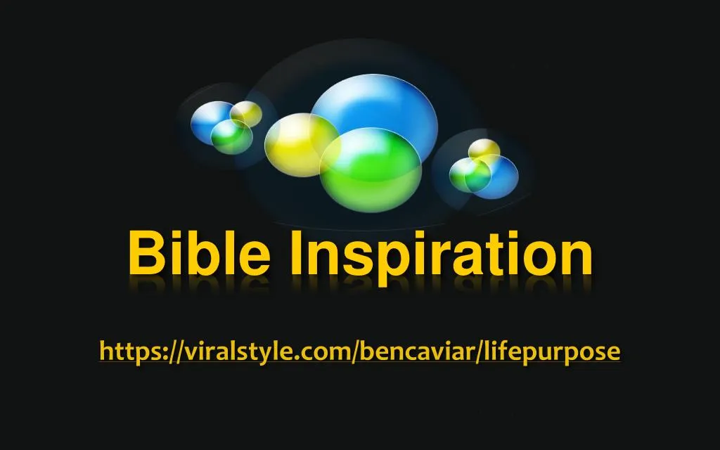 bible inspiration