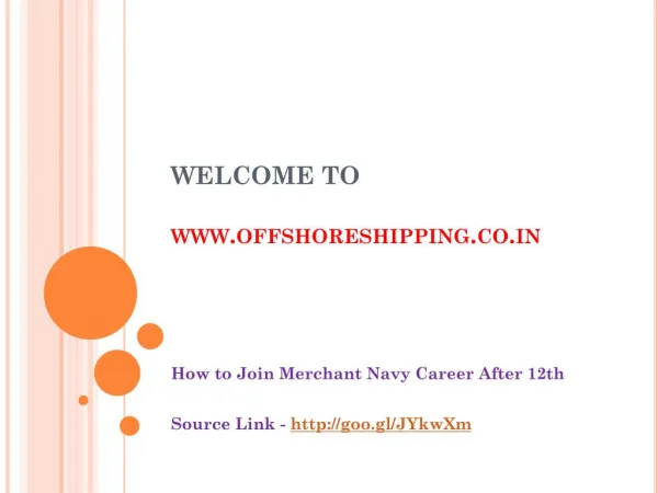 How to Join Merchant Navy Career After 12th