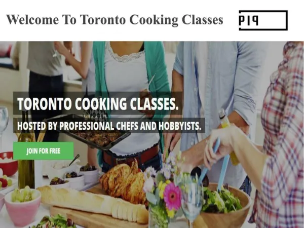 Toronto Cooking Classes