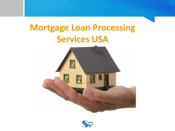 Mortgage Loan Processing Services USA
