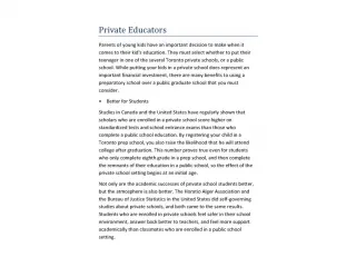 Private Educators - slide 1