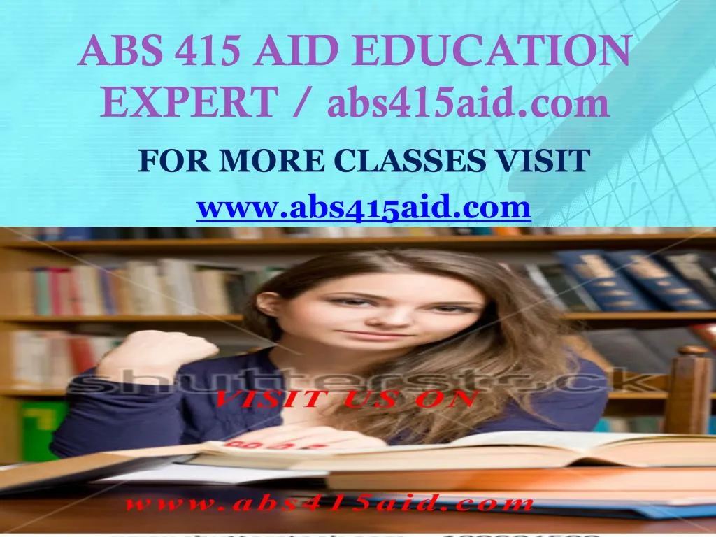 abs 415 aid education expert abs415aid com