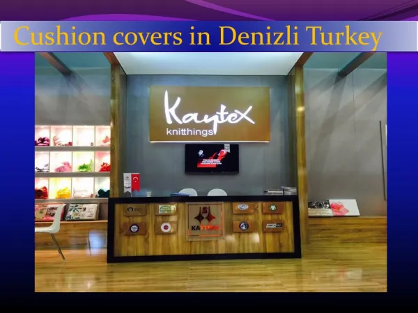 Cushion covers in Denizli Turkey