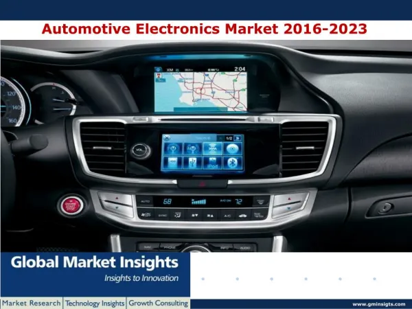 Automotive electronics industry