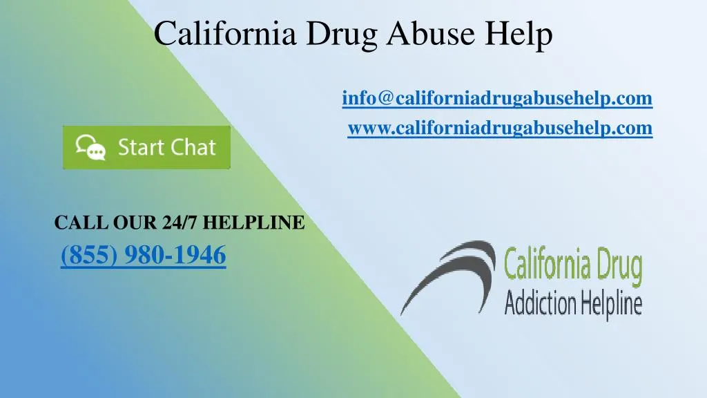california drug abuse help