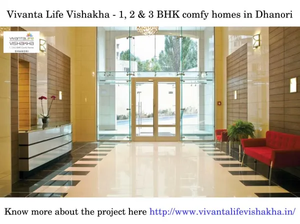 Affordable Residential Property in Vivanta Life's Vishakha Dhanori Pune