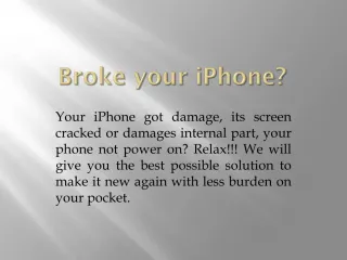 iPhone 6 Repair| iPhone screen Repair Toronto