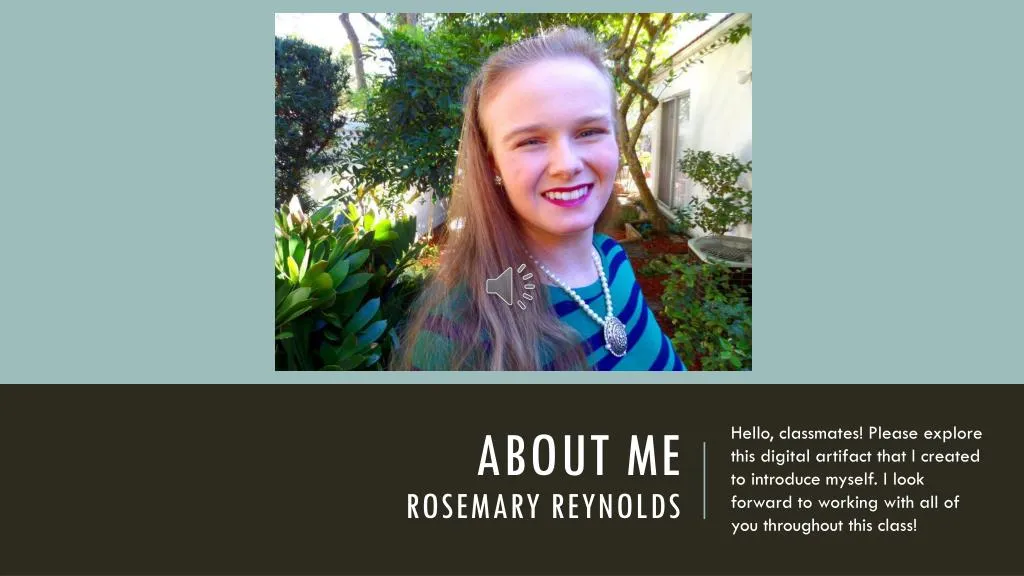 about me rosemary reynolds