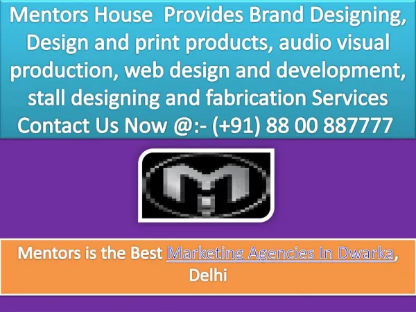 Mentors House - Advertising Agency In Delhi