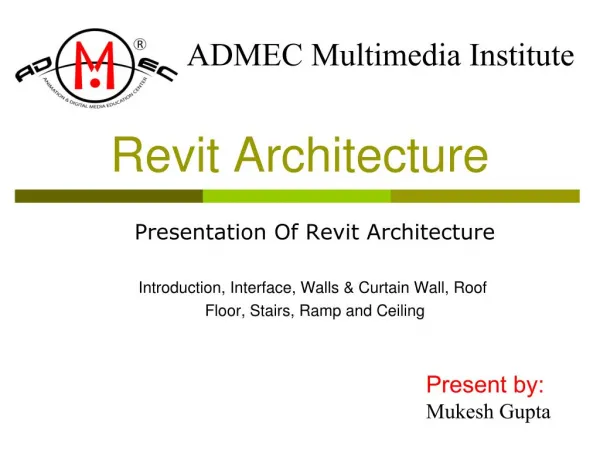 Introduction of Revit Architecture, Structure, and System