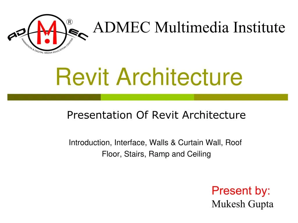 revit architecture software ppt presentation