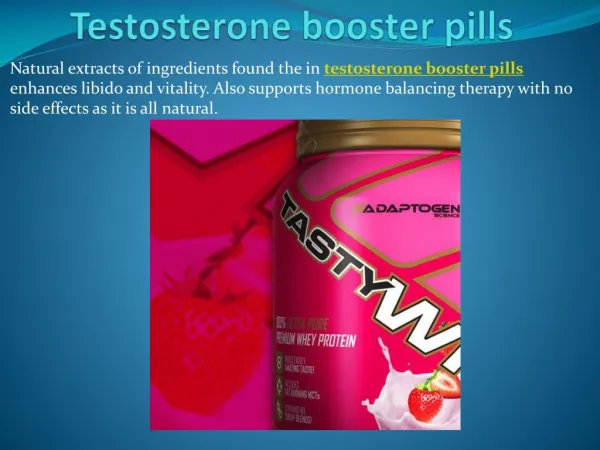Testosterone booster pills, Delicious protein powder, Muscle recovery supplements
