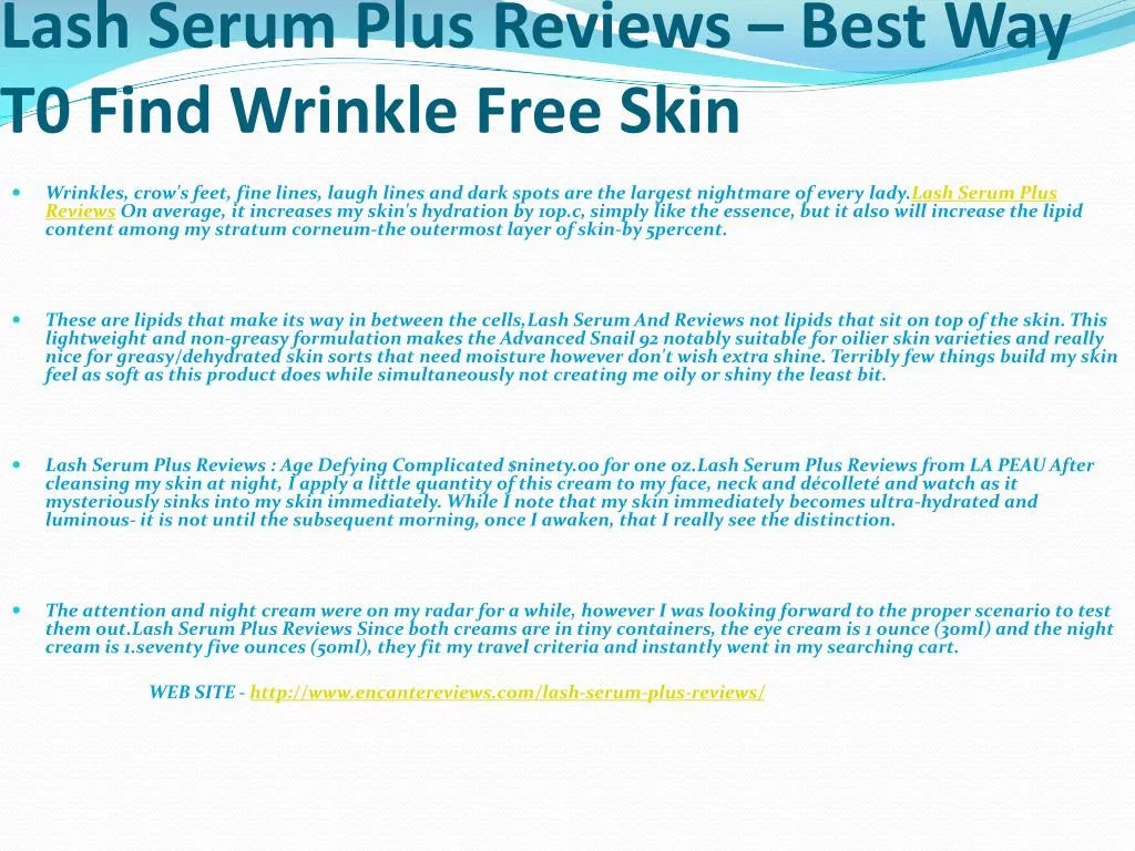 lash serum plus reviews best way t0 find wrinkle free skin