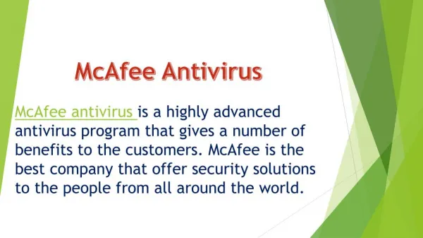 McAfee Antivirus