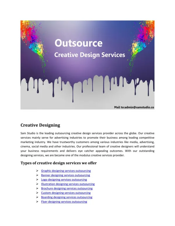 How Creative Design Service Support Media Industry