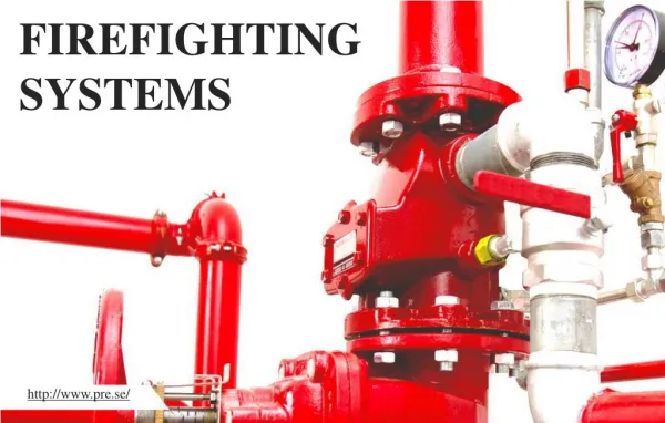 Fire fighting systems for protection of workplaces