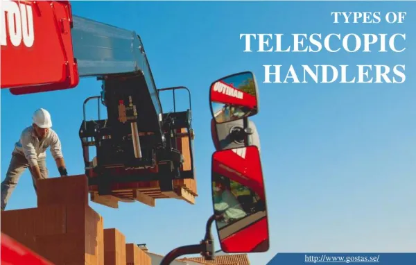 Three Commonly Used Kinds Of Telescopic Handlers