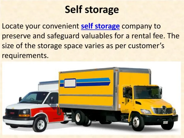 Self storage, Storage units, Cheap storage units