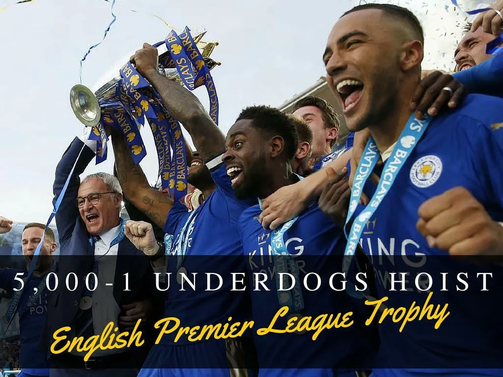 5 000 1 underdogs lift english premier league trophy