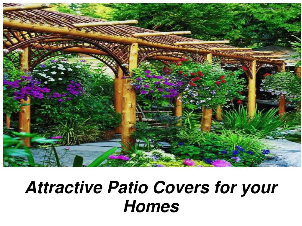 attractive patio covers for your homes