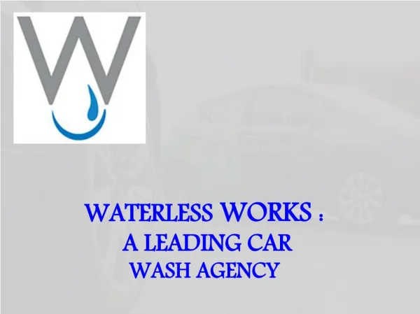 Best Waterless Car Wash