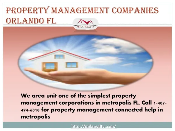 Property Management Companies Orlando FL