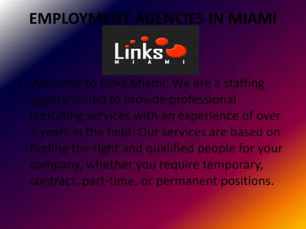 Human Resources Outsourcing Miami