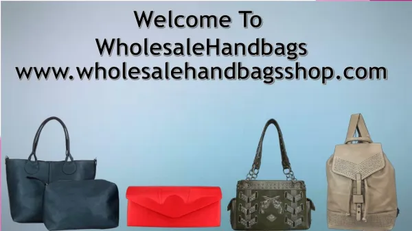 Wholesale Designer Handbags