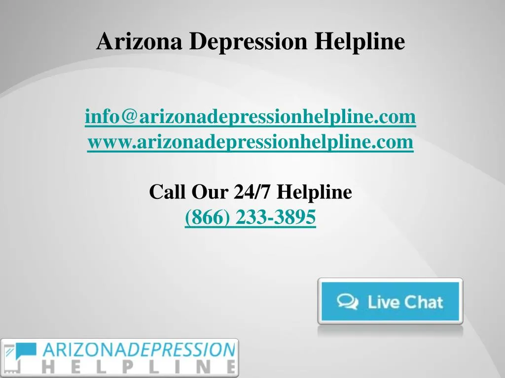arizona depression helpline