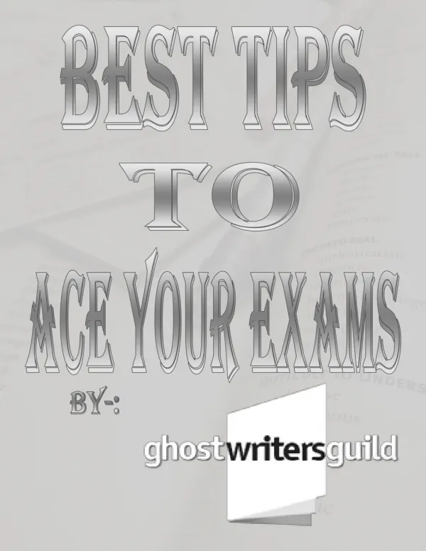 Best Tips to Excel In Your Exams