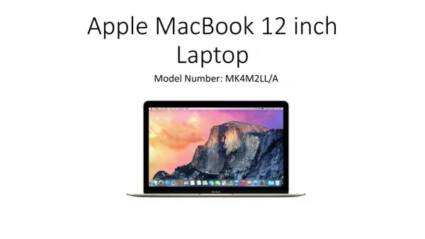 Apple 12 inch MacBook with Retina Display