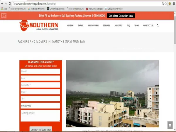 Southern Cargo Packers and Movers in Kamothe (Navi Mumbai) - For Tension Free Relocation