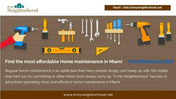 Home Maintenance Miami