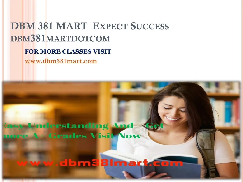 dbm 381 mart expect success dbm381martdotcom