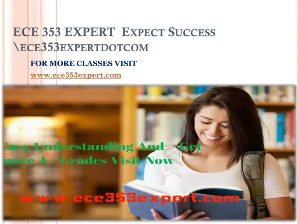 ECE 353 EXPERT Expect Success ece353expertdotcom