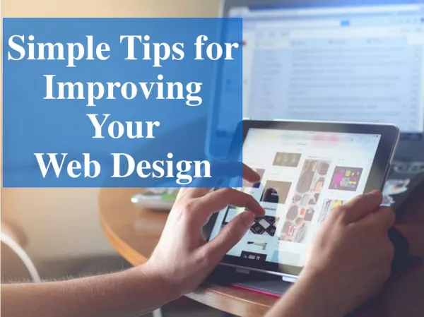 Web Design Improvement : Know Simple Tips