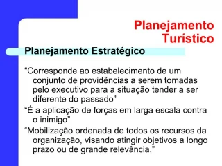 Planejamento Tur stico - slide 1