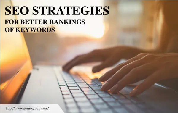 Effective SEO strategies to improve keyword ranking