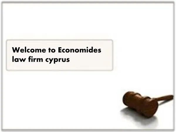 Welcome to Economides law firm cyprus