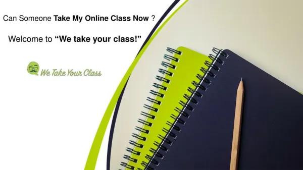 Can You Take My Online Class