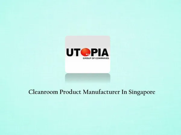 Cleanroom equipment manufacturer