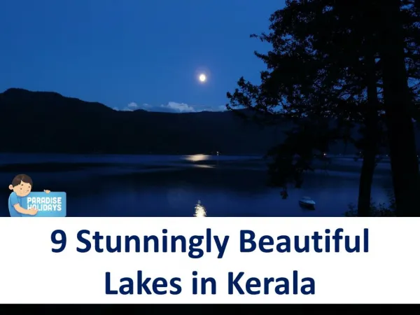 9 Stunningly Beautiful Lakes in Kerala