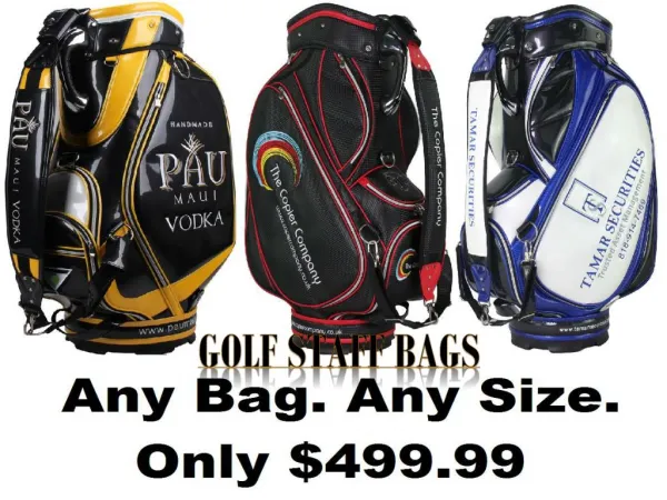 Golf Staff Bags