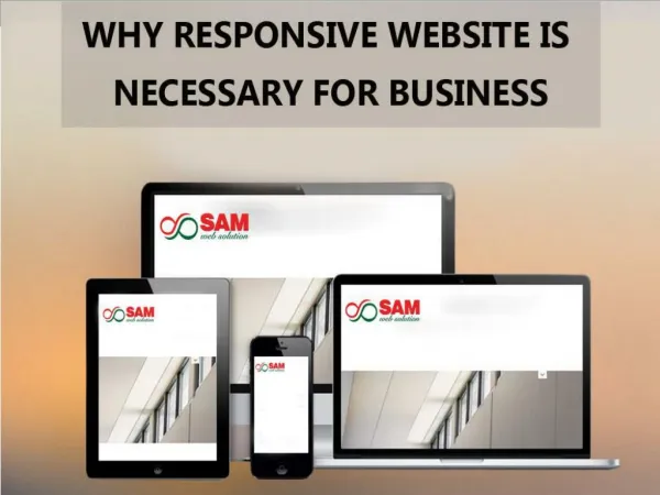 Why responsive web designing is necessary for business