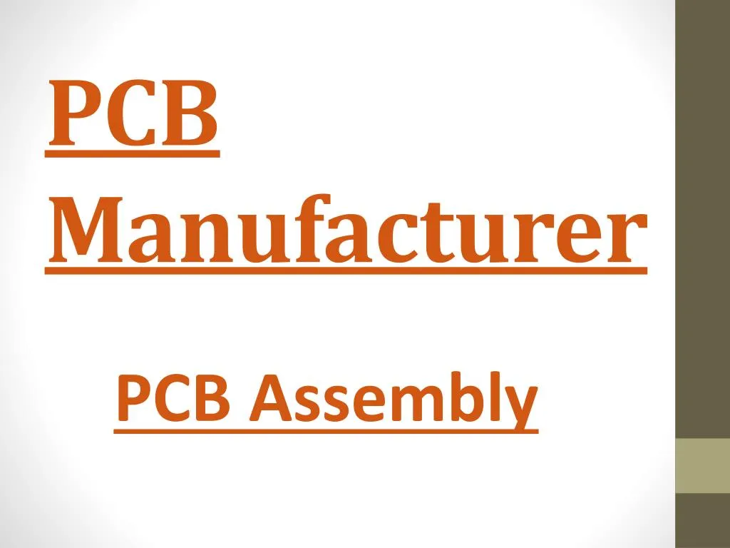 pcb manufacturer