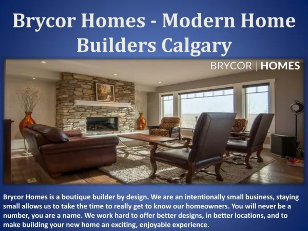 Brycor Homes - Modern Home Builders Calgary