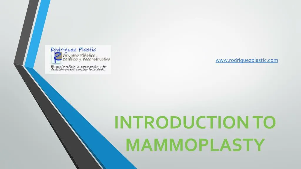 introduction to mammoplasty