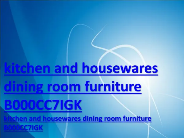 kitchen and housewares dining room furniture B000CC7IGK